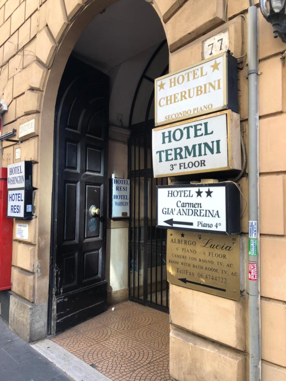 Hotel Cherubini Рим Екстер'єр фото